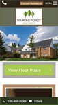 Mobile Screenshot of diamondforest-apartments.com